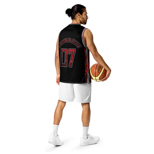 AsKing Jesus - Freedom in Christ Basketball Singlet