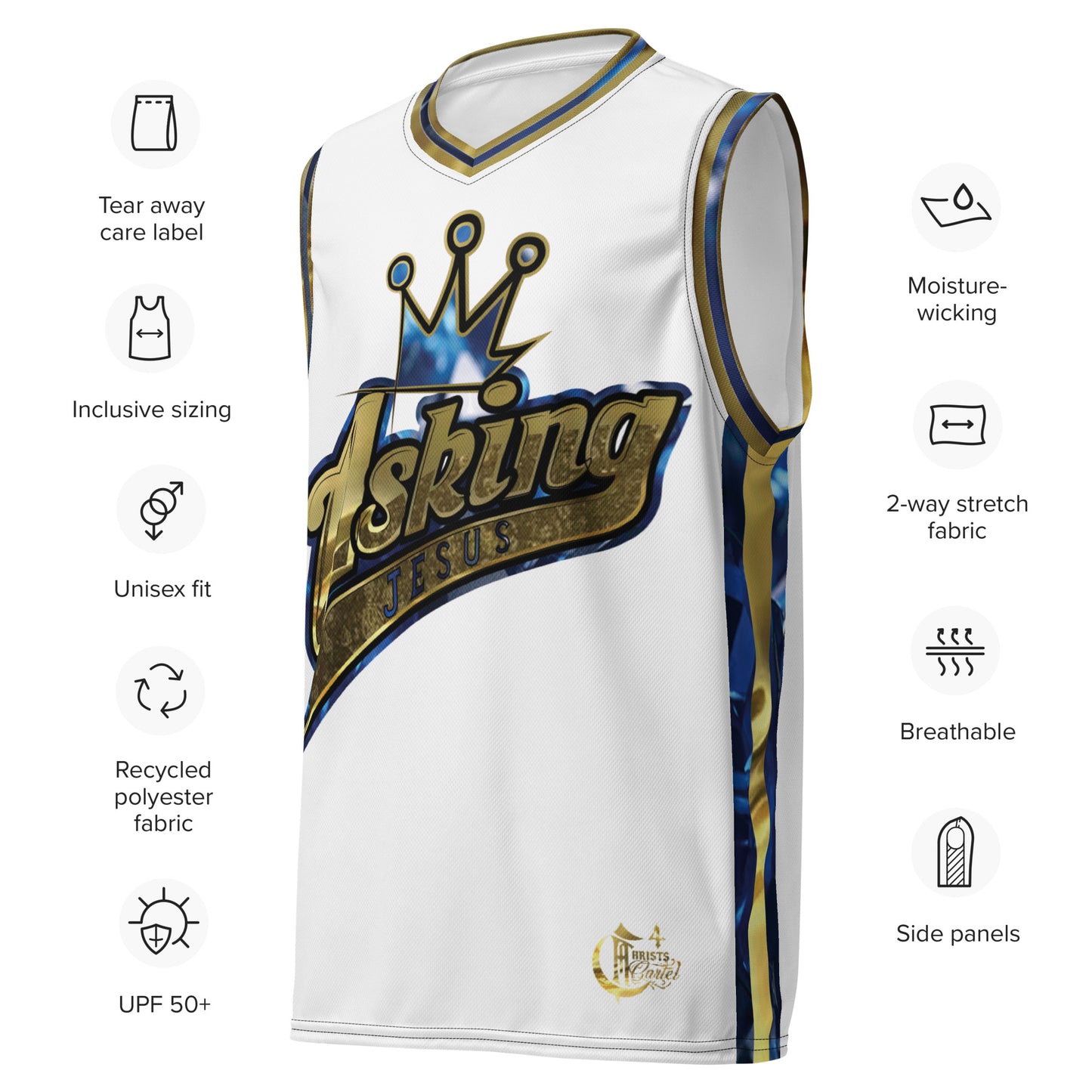 AsKing Jesus - Divine Honor Basketball Singlet