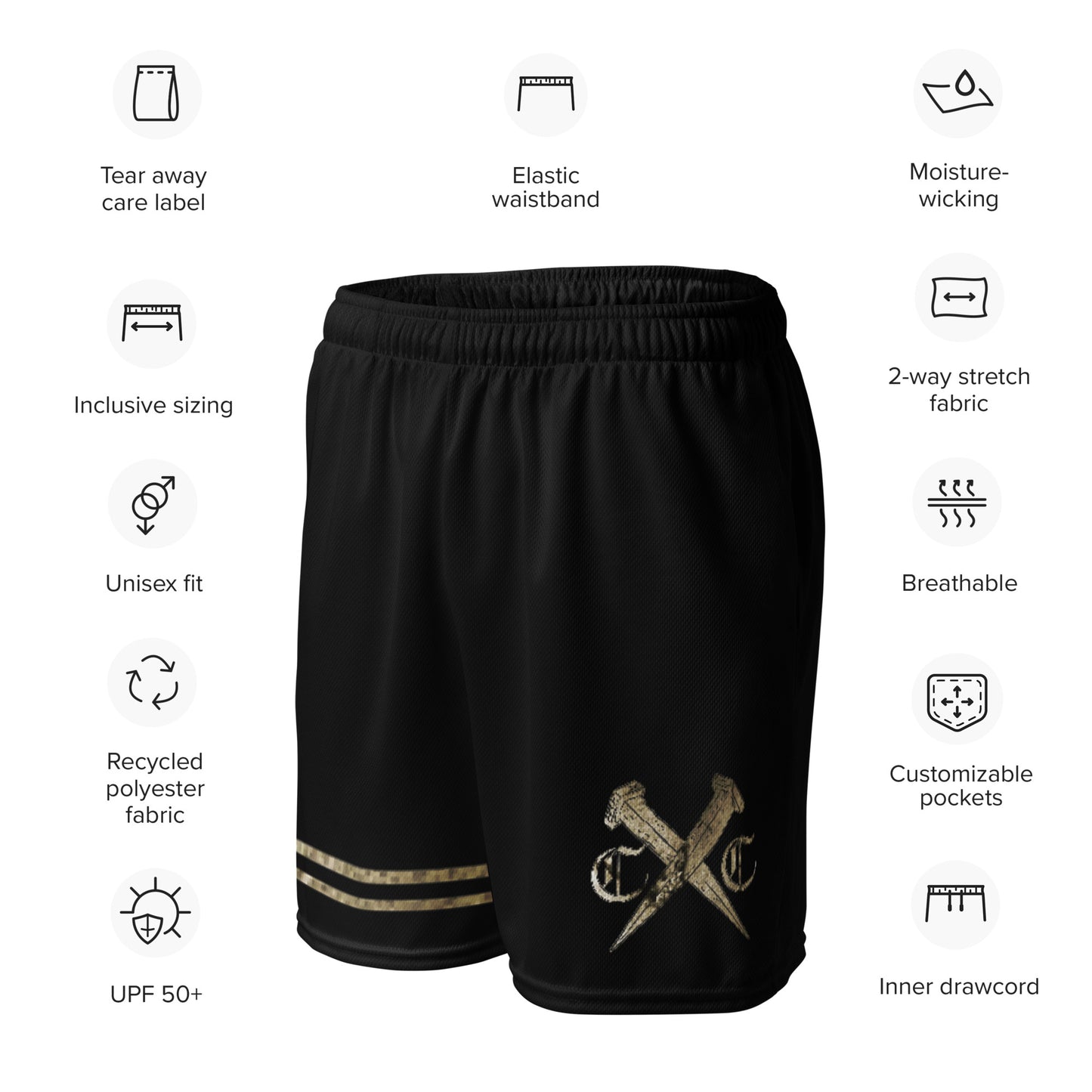 Dry Bone Piercing Nails CC - Mosh Shorts