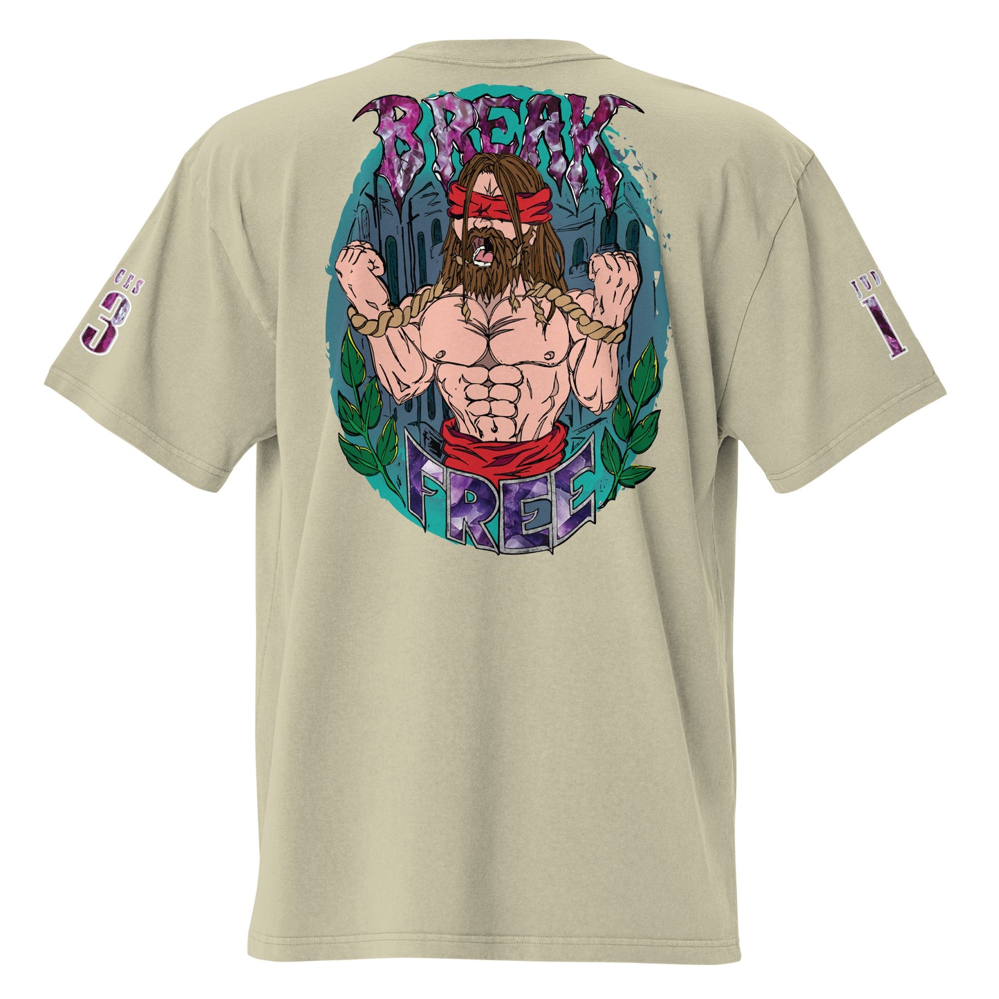 Break Free - Samson Oversized faded t-shirt